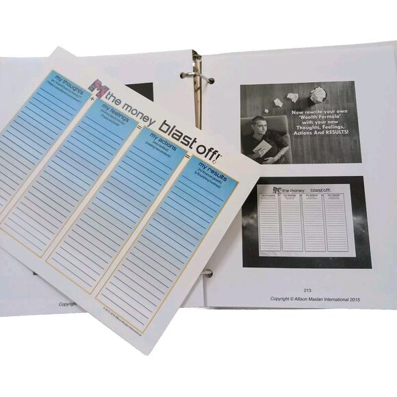 Blastoff Business Breakthrough SEMINAR BINDER Alison Maslow SUCCESS HOW TO INFO - Picture 5 of 16